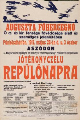 Auguszta Föhercegnö - Jótékonyczélu repülönapra