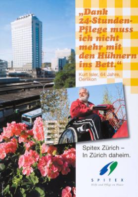 "Dank 24-Stunden Pflege muss ich nicht mehr mit den Hühnern ins Bett." - Spitex Zürich - In Zürich daheim - Hilfe und Pflege zu Hause