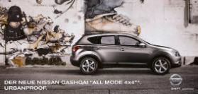 Der neue Nissan Qashqai " All Mode 4 x 4 ". Urbanproof.