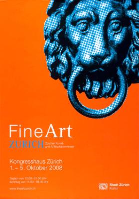 Fine Art Zurich - Zürcher Kunst- und Antiquitätenmesse - Kongresshaus Zürich 1. - 5. Oktober 2008