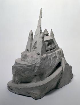 Modell einer Bergkirche