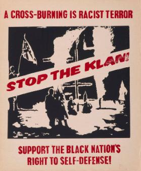 Stop the Klan! A cross-burning is racist terror - support the black nation's right to self-defense!