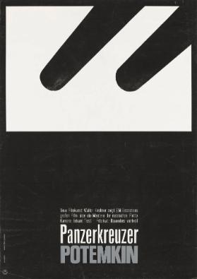 Panzerkreuzer Potemkin - Neue Filmkunst Walter Kirchner zeigt SM. Eisensteins grossen Film über die Meuterei der russischen Flotte