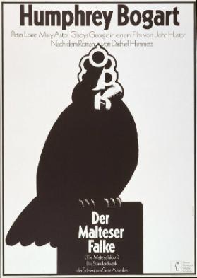 Der Malteser Falke (The Maltese Falcon) - Humphrey Bogart, Peter Lorre,  Mary Astor, Gladys George in einem Film von John Huston - Nach dem Roman von Das hiell Hammett