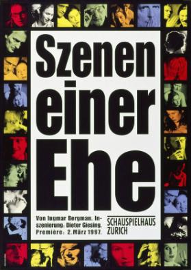 Szenen einer Ehe von Ingmar Bergman. Inszenierung:  Dieter Giesing. Premiere: 2. März 1997. Schauspielhaus Zürich