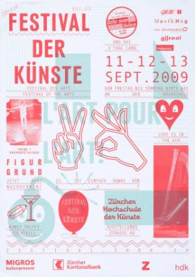 Festival der Künste - L'art pour l'art! - Zürcher Hochschule der Künste