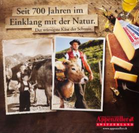 Seit 700 Jahren im Einklang mit der Natur. Der würzigste Käse der Schweiz. Appenzeller Switzerland