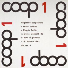 Coop 1 - magazzino cooperativo a libero servizio a Reggio Emilia in Corso Garibaldi 26 si apre al pubblico il 19 ottobre 1963 alle ore 9