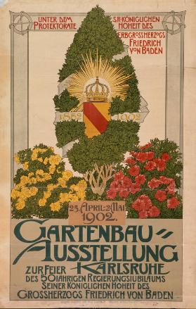 Gartenbau-Ausstellung Karlsruhe - zur Feier des 50 jährigen Regierungsjubiläums seiner königlichen Hoheit des Grossherzogs Friedrich von Baden