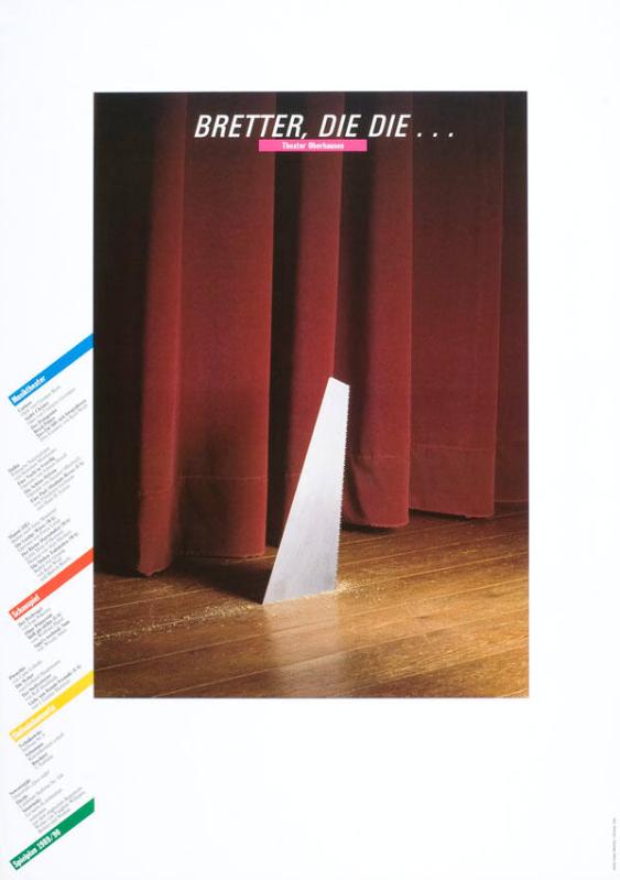Bretter, die die... - Theater Oberhausen - Spielplan 1989/90