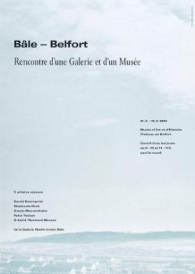 Bâle - Belfort - Rencontre d'une galerie et d'un musée - 5 artistes suisses