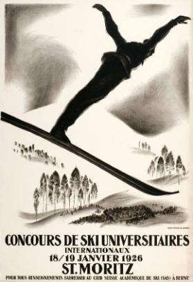 Concours de ski universitaires internationaux 18/19 janvier 1926 - St. Moritz