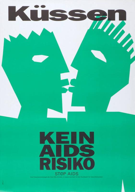 Küssen - Kein Aids Risiko - Stop Aids