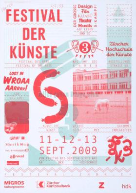 Festival der Künste - Lost in Wroaaaarrrr!  Zürcher Hochschule der Künste