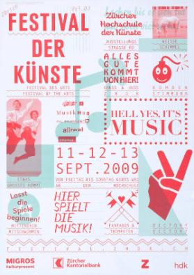 Festival der Künste - Hell Yes, It's Music - Zürcher Hochschule der Künste