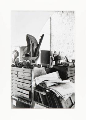 [Atelierszene in Le Corbusiers Appartement-Atelier, 24 Rue Nungesser-et-Coli, Paris]