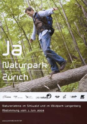 Ja - Naturpark Zürich - Naturerlebnis im Sihlwald und im Wildpark Langenberg - Abstimmung vom 1.Juni 2008