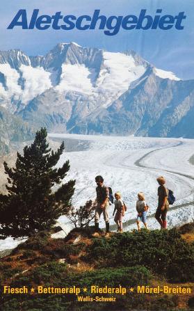 Aletschgebiet - Fiesch - Bettmeralp - Riederalp - Mörel-Breiten - Wallis - Schweiz