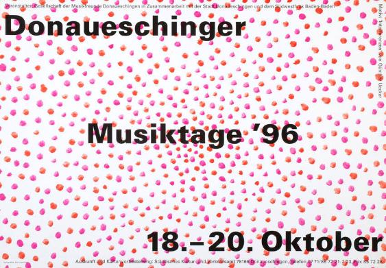 Donaueschinger Musiktage, Donaueschingen, DE