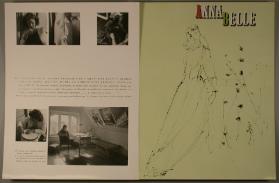 Annabelle; Bildbericht über eine Mitschülerin der Textilklasse , Layout-Entwurf