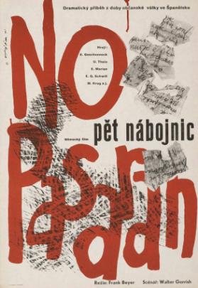 No pasaran - Pět nábojnic - Dramatický příběh z doby občanské války ve Španělsku