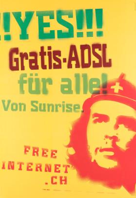 !!Yes!!! Gratis-ADSL für alle! Von Sunrise. Free Internet.ch