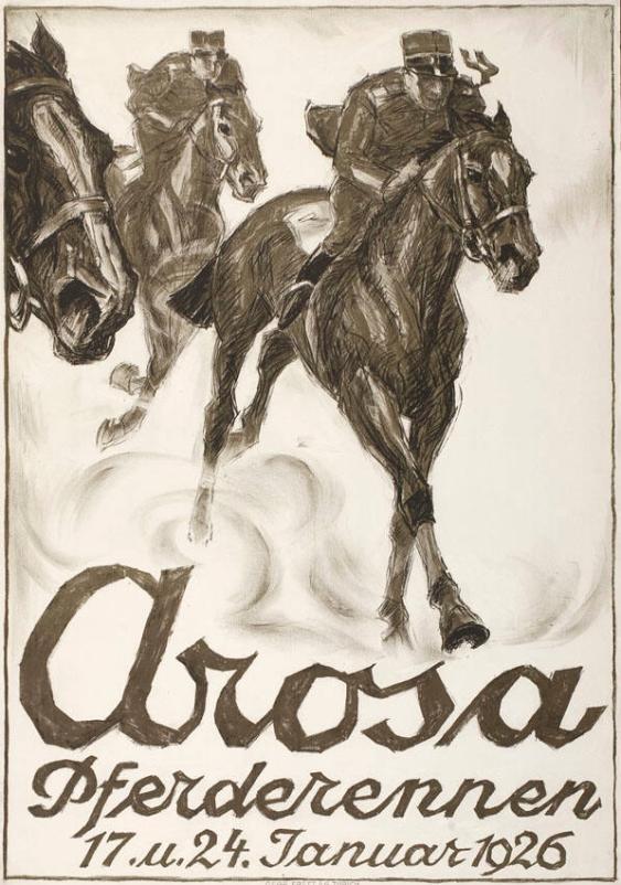 Arosa - Pferderennen - 1926