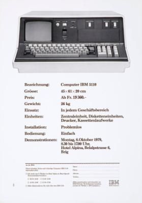 Bezeichnung: Computer IBM 5110
