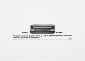 Decidete voi stessi quanto volete spendere per la macchina da scrivere IBM 196 C col tasto di correzione.