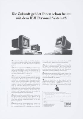 Die Zukunft gehört Ihnen schon heute: mit dem IBM Personal System/2.