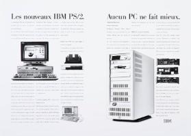486 plus Micro Channel plus XGA plus SCSI plus LAN: Les nouveaux IBM PS/2. Aucun PC ne fait mieux.