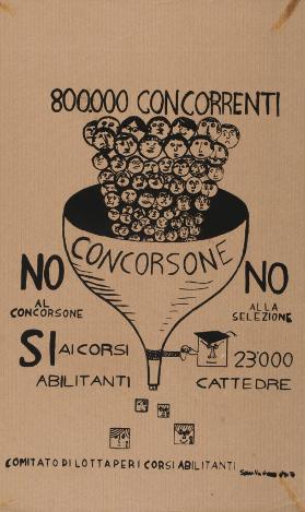 800.000 concorrenti - No al concorsone - No alla selezione - Si ai corsi abilitanti - 23'000 cattedre