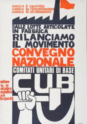 Dalle lotte articolate in fabbrica rilanciamo il movimento convegno nazionale - Comitato Unitari di Base - CUB