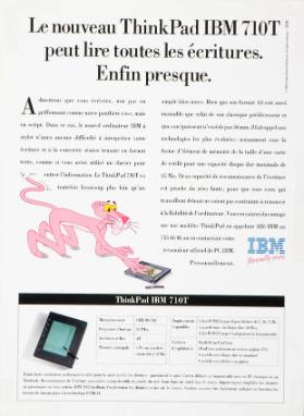 Le nouveau ThinkPad IBM 710T peut lire toutes les écritures. Enfin presque.