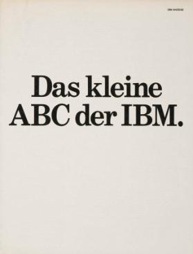 Das kleine ABC der IBM.