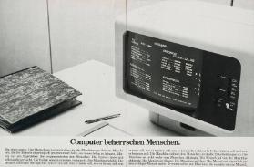 Computer beherrschen Menschen. - Menschen beherrschen Computer.