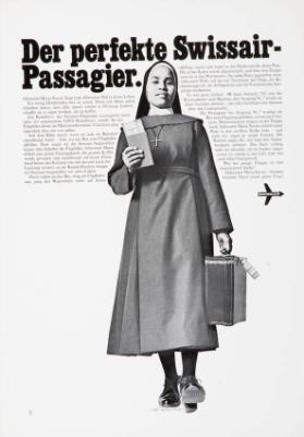 Der perfekte Swissair-Passagier.