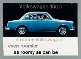 Volkswagen 1500 a roomy Volkswagen [VW Variant] even roomier [very roomy indeed] as roomy can be