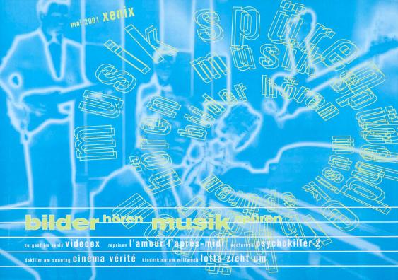 Bilder hören - Musik spüren - Xenix - Mai 2001