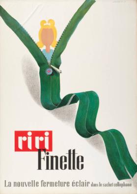 Riri Finette - La nouvelle fermeture éclair dans le sachet cellophane