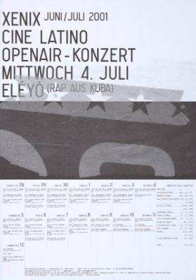 Xenix - Juni/Juli 2001 - Cine latino - Openair-Konzert