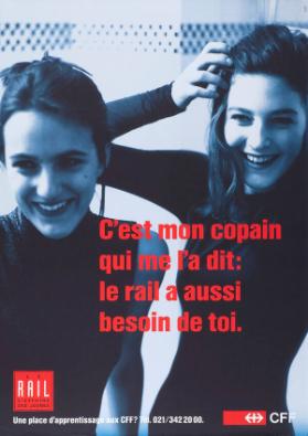 C'est mon copain qui me l'a dit: le rail a aussi besoin de toi. - Le rail l'affaire des jeunes - CFF