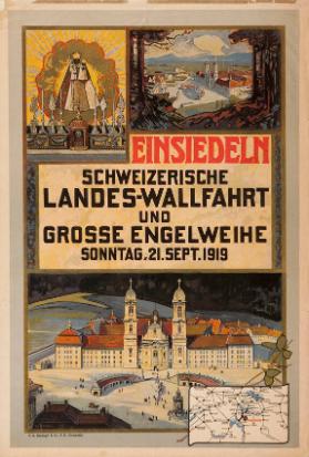 Einsiedeln - Schweizerische Landes-Wallfahrt und grosse Engelweihe - Sonnntag, 21.Sept. 1919