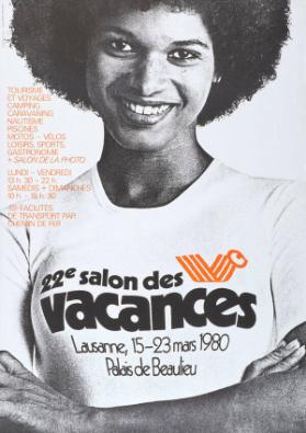 22e salon des vacances - Lausanne, 15-23 mars 1980 - Palais de Beaulieu