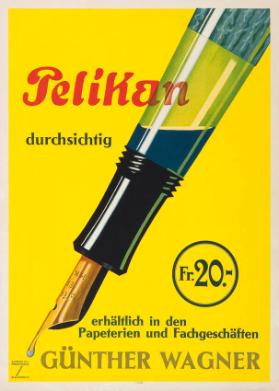 Pelikan - durchsichtig - erhältlich in Papeterien und Fachgeschäften - Günther Wagner