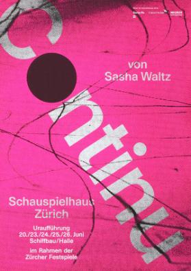 Continu - von Sasha Waltz - Schauspielhaus Zürich