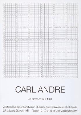 Carl Andre - Württembergischer Kunstverein Stuttgart