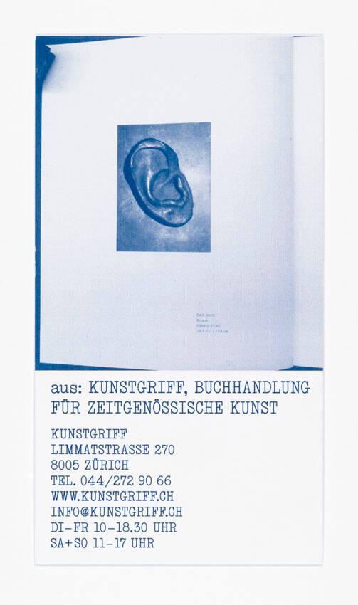 Kunstgriff, Buchhandlung für zeitgenössische Kunst