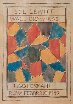 Sol LeWitt - Wall Drawings - Ugo Ferranti - Roma Febbraio 1989