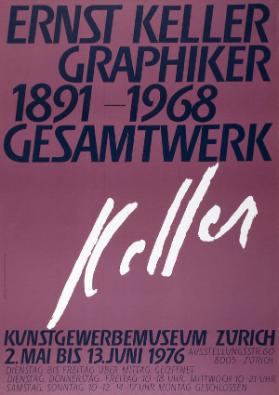 Ernst Keller, Graphiker